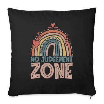 Mom Mom - Sofa pillowcase 17,3'' x 17,3'' (45 x 45 cm) - black - Front