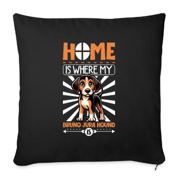 Accueil - Jura Hound - Housse de coussin décorative 45 x 45 cm - noir - Devant