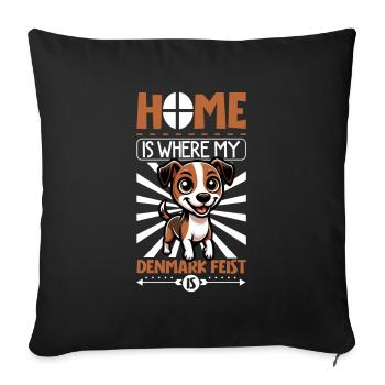 Accueil - Denmark Feist - Housse de coussin décorative 45 x 45 cm - noir - Devant