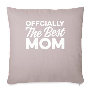 Mama Mutter Best Mom - Sofakissenbezug 45 x 45 cm - helles Taupe - Vorne