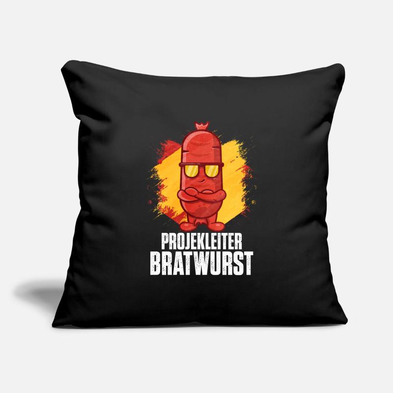Bratwurst als Geschenk Sofakissenbezug 45 x 45 cm