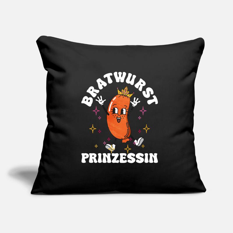 Bratwurst as a gift Sofa pillowcase 17,3'' x 17,3'' (45 x 45 cm)