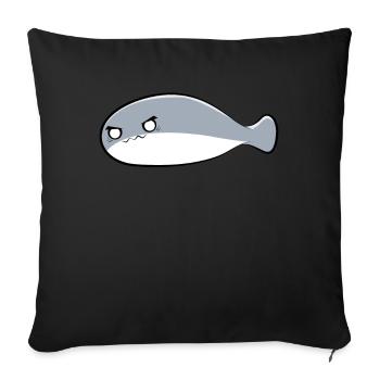 L’ancien poisson de Sacambaspi Meme démoniaque - Housse de coussin décorative 45 x 45 cm - noir - Devant