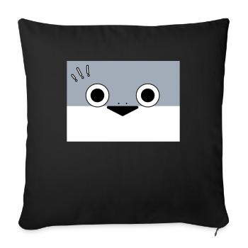 Sacambaspis Poisson ancien Meme Caution - Housse de coussin décorative 45 x 45 cm - noir - Devant
