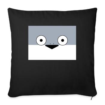 L’ancien mème de poisson de Sacambaspi surpris - Housse de coussin décorative 45 x 45 cm - noir - Devant