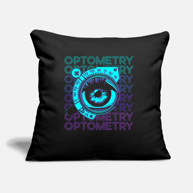 Optometry Optometrists Opticians Retro Sofa pillowcase 17,3'' x 17,3'' (45 x 45 cm)