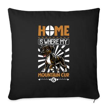 Accueil - Mountain Cur - Housse de coussin décorative 45 x 45 cm - noir - Devant