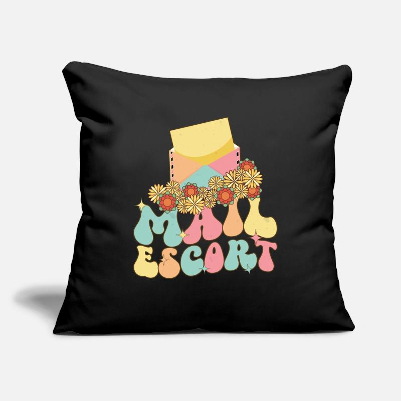 Préposé aux postes Service postal Commis des postes Facteur Housse de coussin décorative 45 x 45 cm