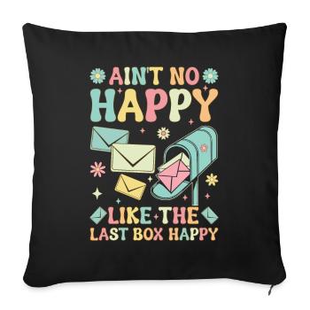 Postal Service Postal Worker Postman The Last Bo - Sofa pillowcase 17,3'' x 17,3'' (45 x 45 cm) - black - Front