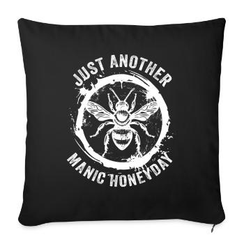 Bee lovers Beekeepers Nature lovers Beekeepers - Sofa pillowcase 17,3'' x 17,3'' (45 x 45 cm) - black - Front