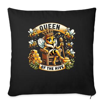 Bee Lover Beekeeper Beekeeper - Sofa pillowcase 17,3'' x 17,3'' (45 x 45 cm) - black - Front