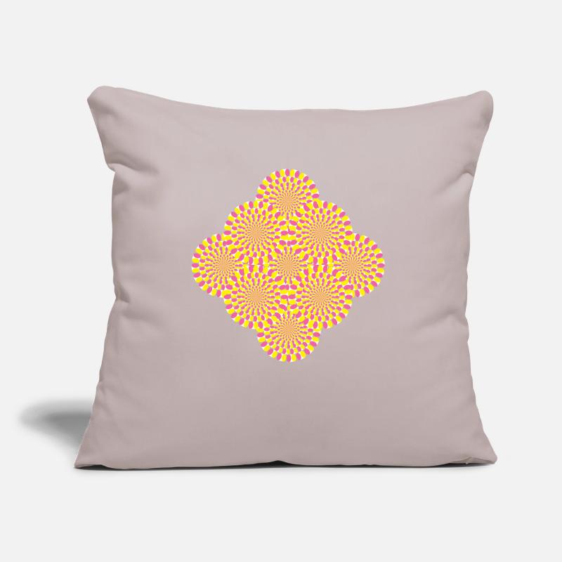 Perception Illusion d’optique Illusion Housse de coussin décorative 45 x 45 cm