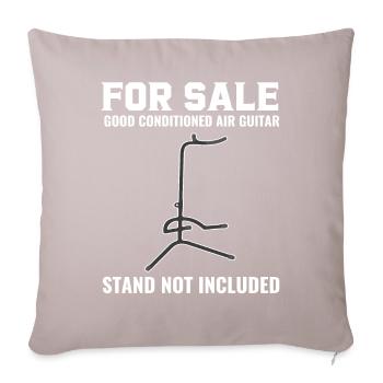 A Vendre Guitare Air Bien Conditionnée Drôle - Housse de coussin décorative 45 x 45 cm - taupe clair - Devant