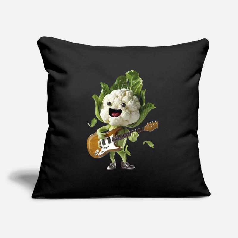 Guitare Chou-fleur Housse de coussin décorative 45 x 45 cm