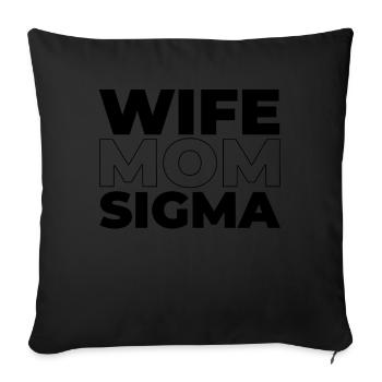 Schwesternschaft Soroitas Sigma Mama - Sofakissenbezug 45 x 45 cm - Schwarz - Vorne
