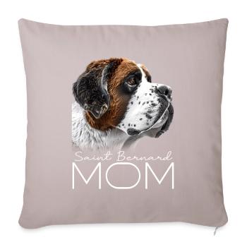 Saint Bernard Sama - Housse de coussin décorative 45 x 45 cm - taupe clair - Devant
