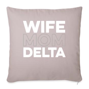 Schwesternschaft Soroitas Delta Mama - Sofakissenbezug 45 x 45 cm - helles Taupe - Vorne