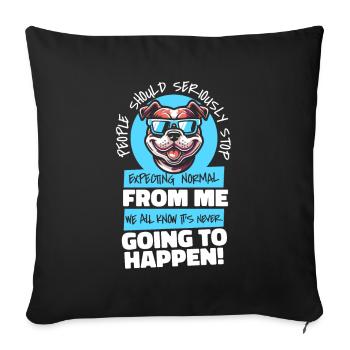American Bully - Sofa pillowcase 17,3'' x 17,3'' (45 x 45 cm) - black - Front