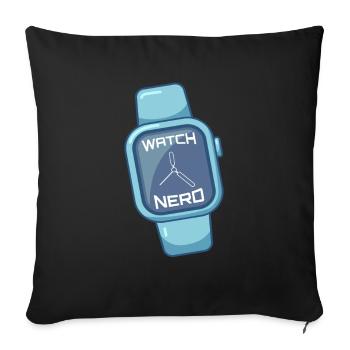 Montre Nerd Montres-bracelets Montre intelligente - Housse de coussin décorative 45 x 45 cm - noir - Devant