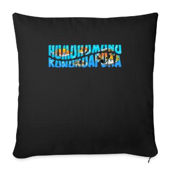 Humuhumunukunukuapua'a Hawaiianischer Riff-Drücker - Sofakissenbezug 45 x 45 cm - Schwarz - Vorne