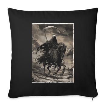 Tod Tarot - Sofakissenbezug 45 x 45 cm - Schwarz - Vorne