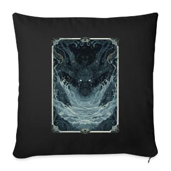 Die abgrundtiefen Tiefen Tarot - Sofakissenbezug 45 x 45 cm - Schwarz - Vorne