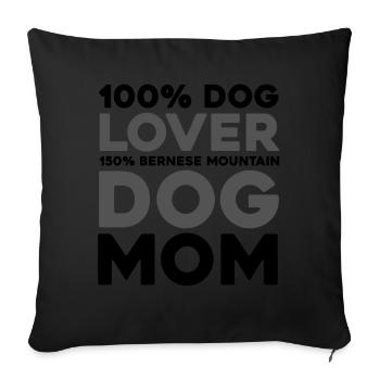 Manga d’anime - Housse de coussin décorative 45 x 45 cm - noir - Devant