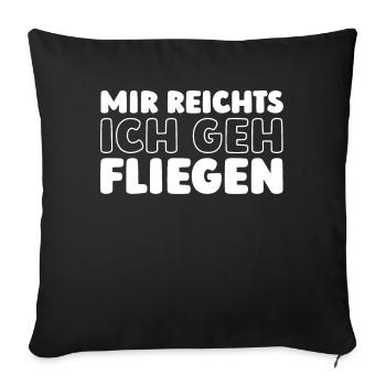Ambulance Service Paramedic Paramedic - Sofa pillowcase 17,3'' x 17,3'' (45 x 45 cm) - black - Front