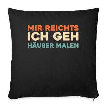 Architect Architecture - Sofa pillowcase 17,3'' x 17,3'' (45 x 45 cm) - black - Front