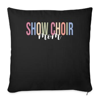 Singer Choir singer Musician - Sofa pillowcase 17,3'' x 17,3'' (45 x 45 cm) - black - Front