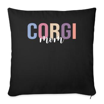 Dog lover - Sofa pillowcase 17,3'' x 17,3'' (45 x 45 cm) - black - Front