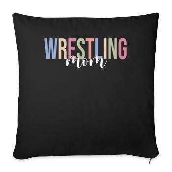 Lutteur - Housse de coussin décorative 45 x 45 cm - noir - Devant