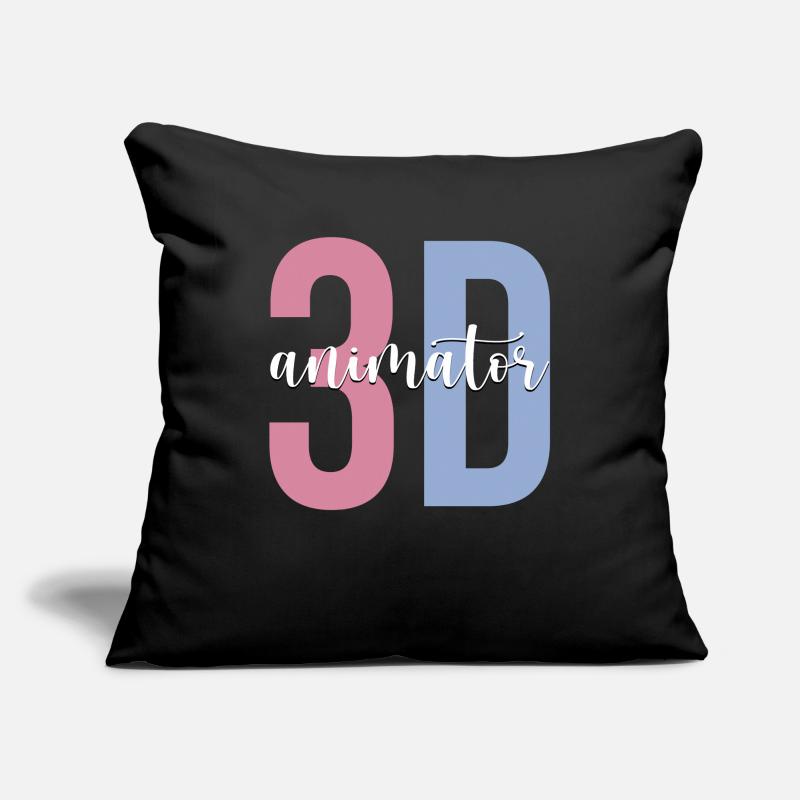 Graphiste d’animation Housse de coussin décorative 45 x 45 cm