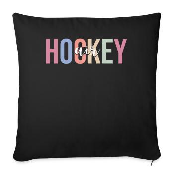 Player Sports - Sofa pillowcase 17,3'' x 17,3'' (45 x 45 cm) - black - Front