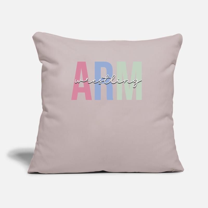 Bras de fer Housse de coussin décorative 45 x 45 cm