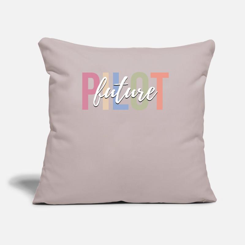 Airplane pilot aviation Sofa pillowcase 17,3'' x 17,3'' (45 x 45 cm)