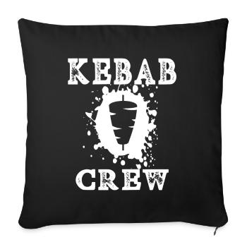 L’équipe de Döner Kebab - Housse de coussin décorative 45 x 45 cm - noir - Devant
