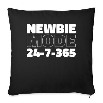 Sorority Soroitas Beginner Mode - Sofa pillowcase 17,3'' x 17,3'' (45 x 45 cm) - black - Front
