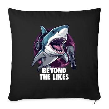 Créateur numérique Au-delà des likes Médias sociaux - Housse de coussin décorative 45 x 45 cm - noir - Devant