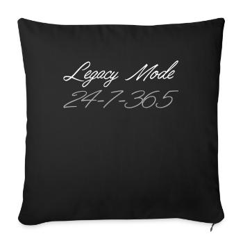Sorority Soroitas Legacy Mode - Sofa pillowcase 17,3'' x 17,3'' (45 x 45 cm) - black - Front