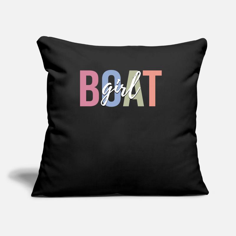 Bootfahren Bootfahrerin Sofakissenbezug 45 x 45 cm
