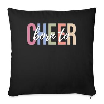 Pom-pom girls pom-pom girls - Housse de coussin décorative 45 x 45 cm - noir - Devant