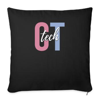 Radiology Radiologist Rad Tech Nuclear Radiation - Sofa pillowcase 17,3'' x 17,3'' (45 x 45 cm) - black - Front