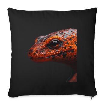 Newt - Sofa pillowcase 17,3'' x 17,3'' (45 x 45 cm) - black - Front