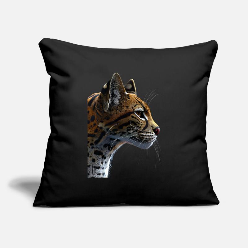 Ocelot Housse de coussin décorative 45 x 45 cm