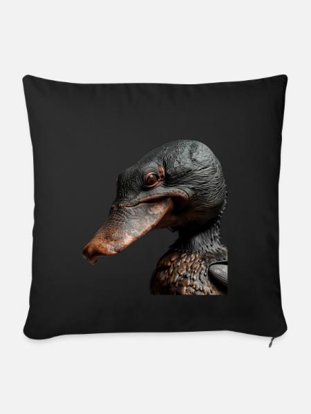 Schnabeltier - Sofakissenbezug 45 x 45 cm - Schwarz