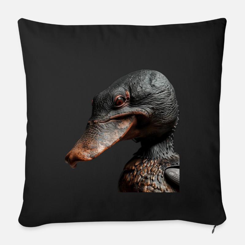 Schnabeltier - Sofakissenbezug 45 x 45 cm - Schwarz