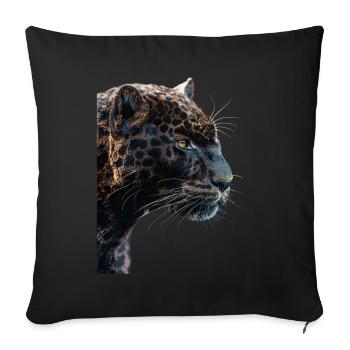 Panther - Sofa pillowcase 17,3'' x 17,3'' (45 x 45 cm) - black - Front