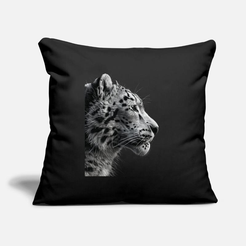 Snow leopard Sofa pillowcase 17,3'' x 17,3'' (45 x 45 cm)