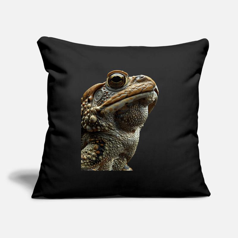 Crapaud Housse de coussin décorative 45 x 45 cm